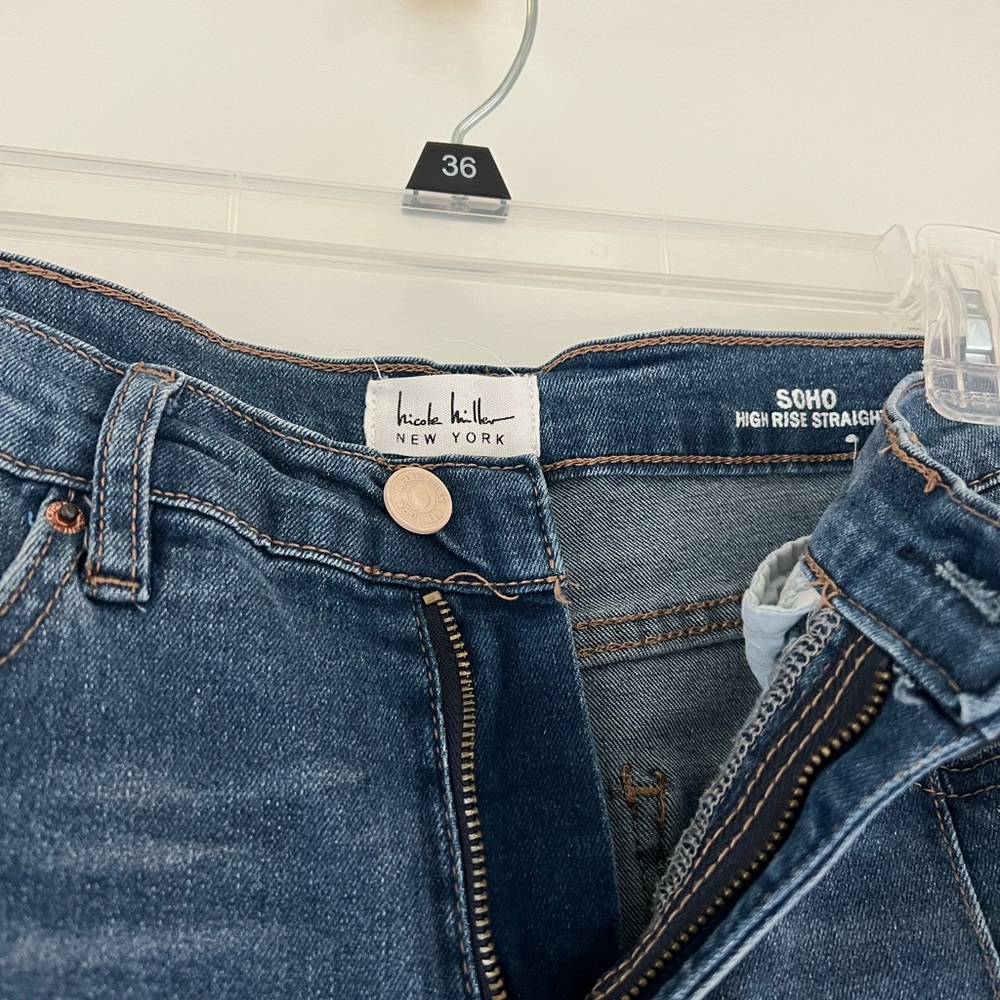 Nicole Miller Soho Blue Denim Jeans